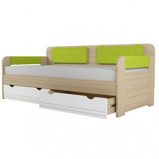 Детская Стиль №900.4 Кровать-тахта Лайм (2044x932x800) + к-т подушек для кровати