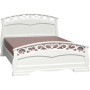 Кровать Грация-1 из массива сосны (Белый Античный) Цена от 17400 руб.