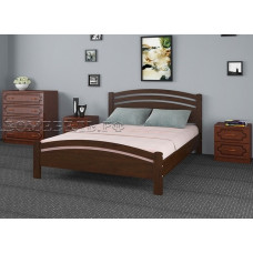 Кровать Камелия 3 из массива сосны (Дуб Коньяк) Цена от 19000 руб.